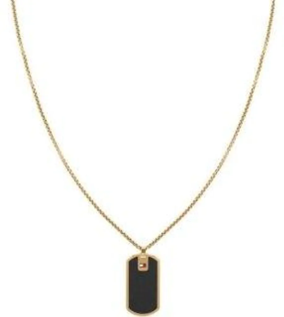 Collier homme Tommy Hilfiger en acier et cuir modèle 2790432 chic