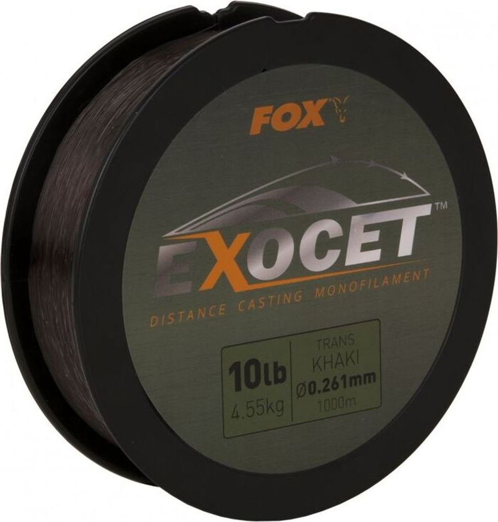 Fox Exocet Mono Trans Khaki Schnur 1000m, Durchmesser/Tragkraft:0.309mm / 5.90kg Tragkraft