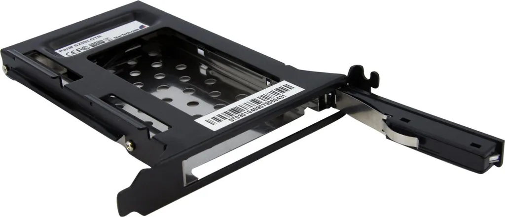 StarTech.com S25SLOTR Pannello Drive Bay 2.5 Pollici Nero - Slot PCI