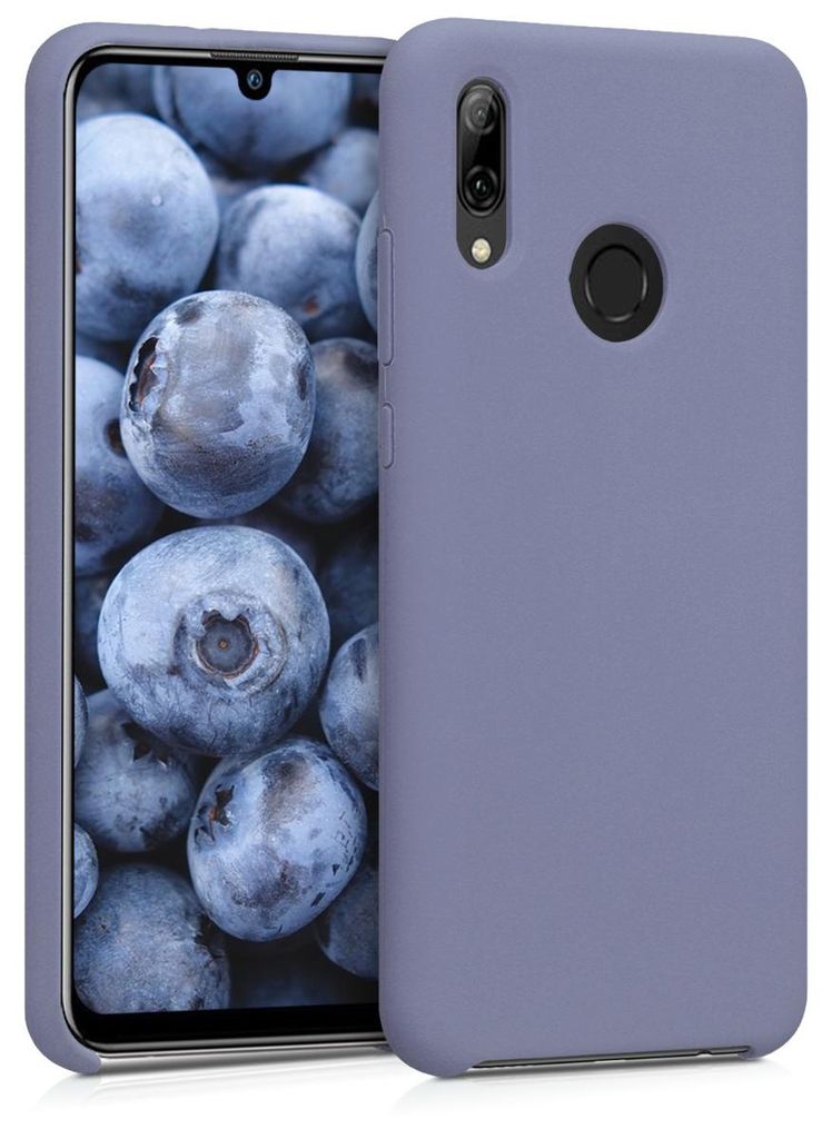 kwmobile Handyhülle für Huawei P Smart (2019) Hülle - Case Silikon - Kabelloses Laden - Schutzhülle Cover in Lavendelgrau