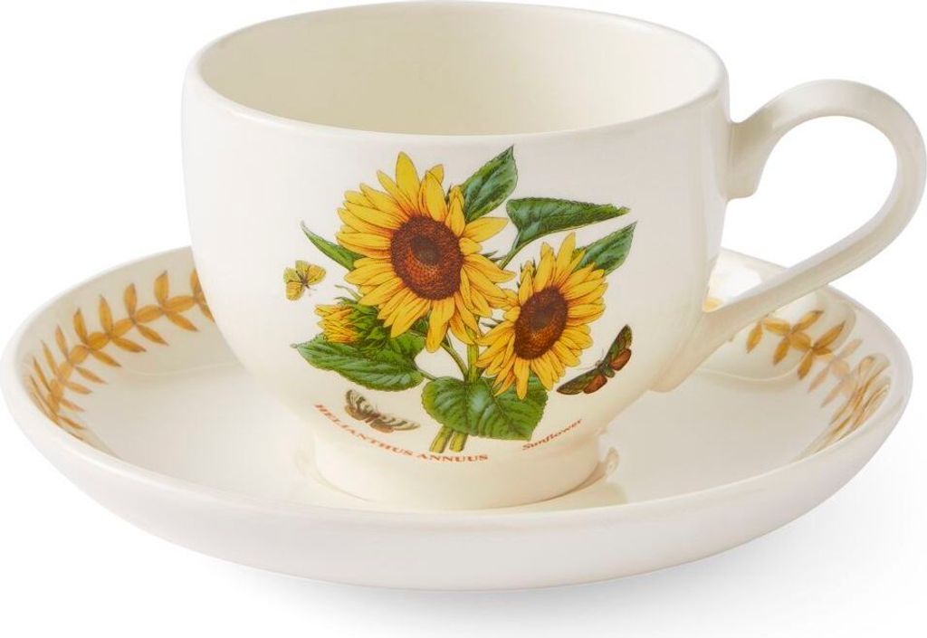 Portmeirion Tasse & Untertasse Botanic Garden Meadow Sonnenblume