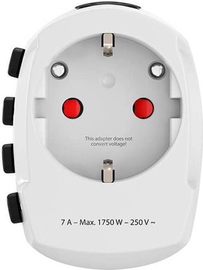 Weltreiseadapter "World Travel Pro", 3-polig (00223471) Produktbild 14