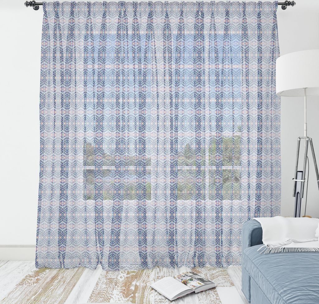 ABAKUHAUS Ethnisch Wandteppich, African buntes Muster Triangles Chevron Lila-Töne, Wohnzimmer Schlafzimmer seidiges Satin Wandtuch, 240 cm x 274 c...