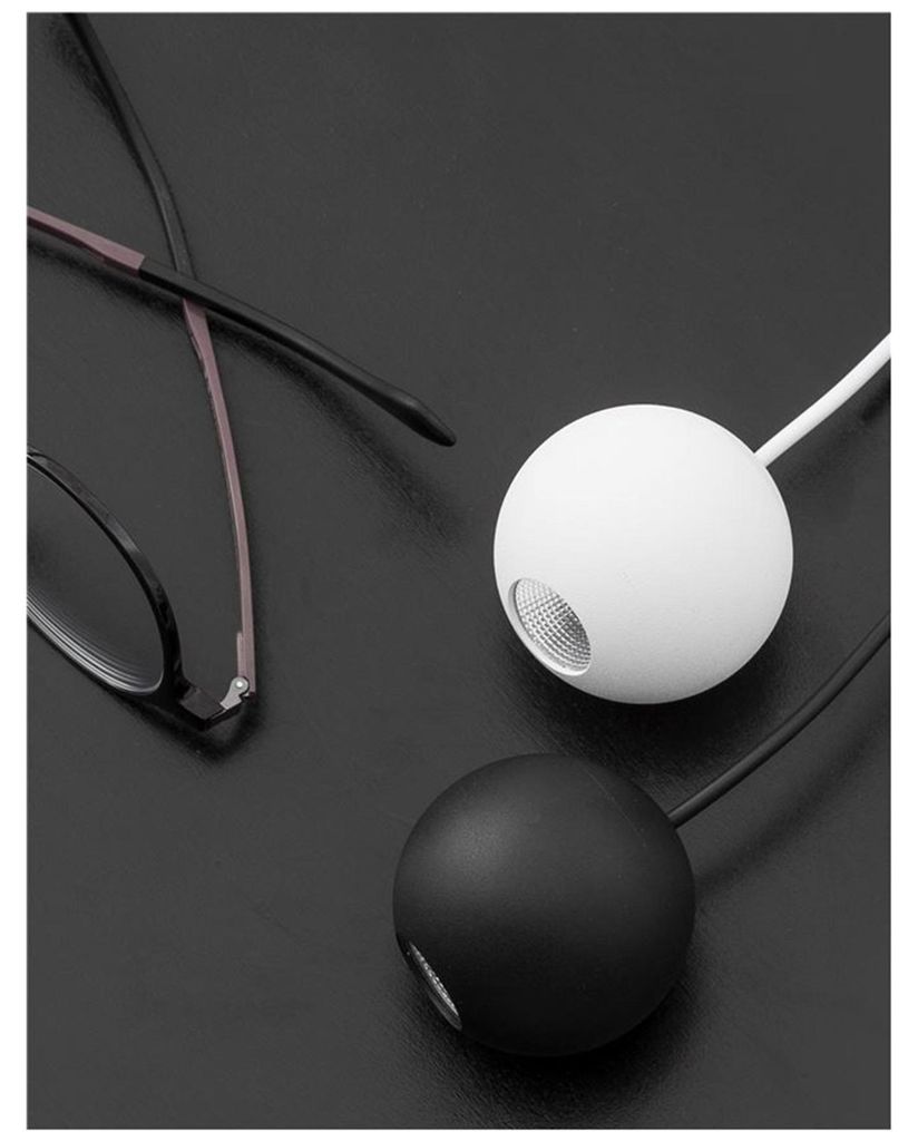 Suspension LED Nocci, Variante : 4,5 W, 220 lm, blanc Image du produit 