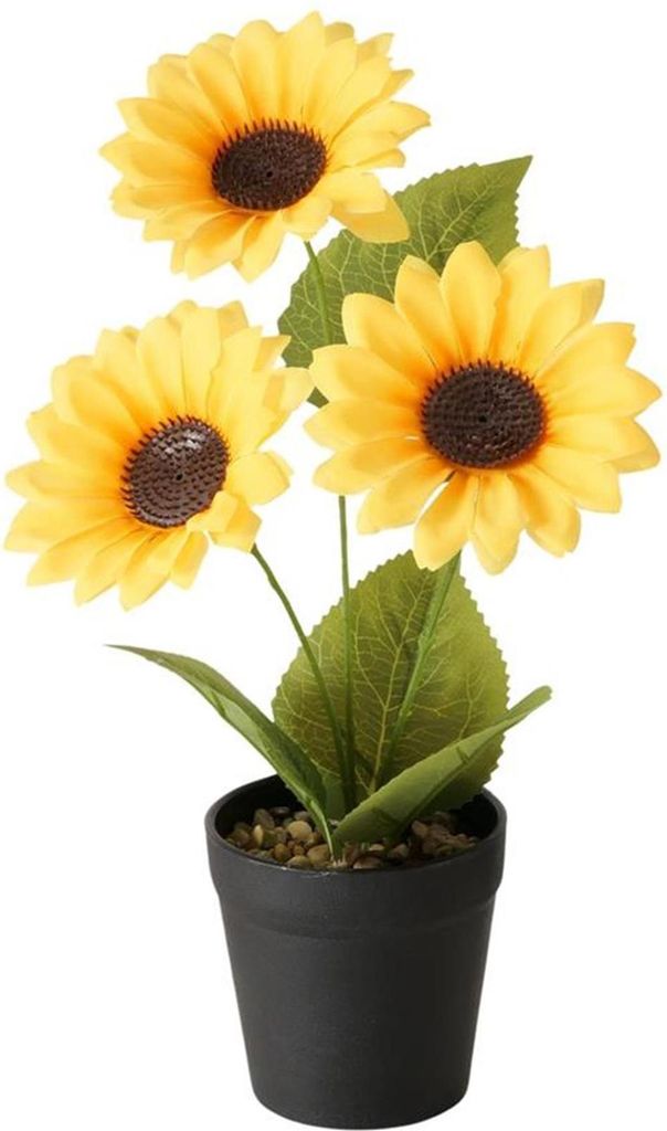 Boltze Home Kunstpflanze Sonnenblume 33cm