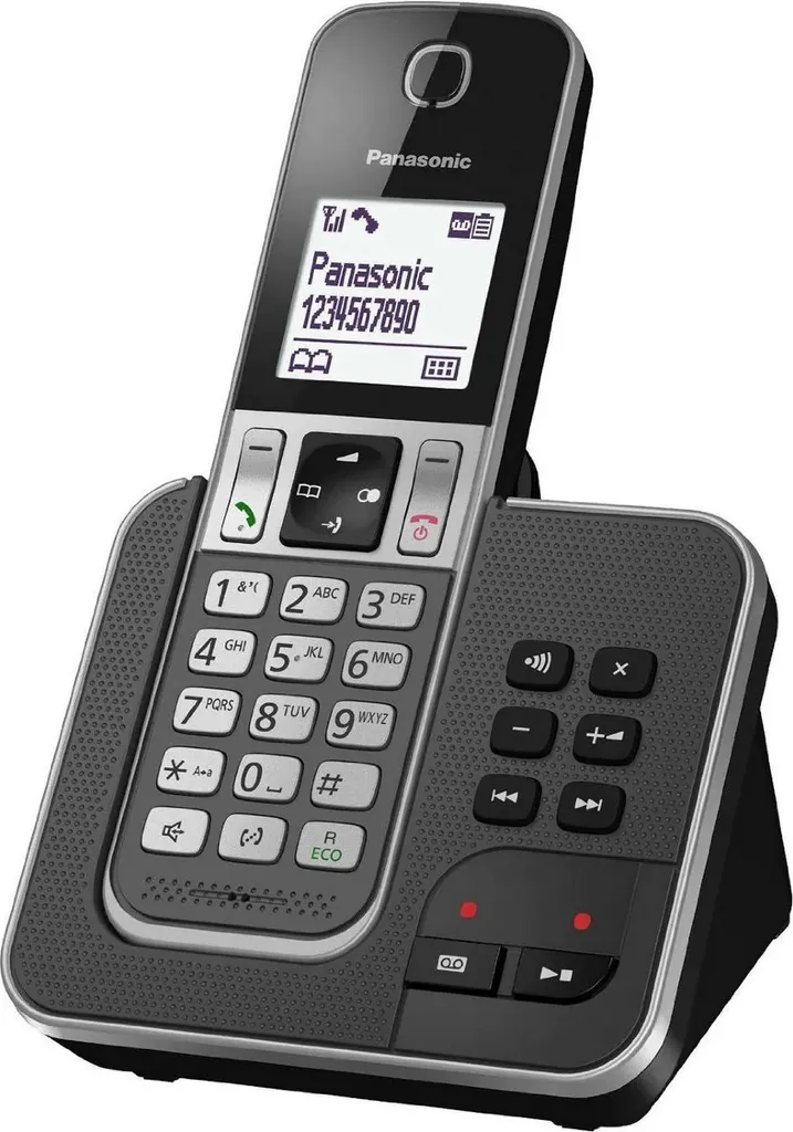 Panasonic KX-TGD320FRG Cordless Grigio con Segreteria Telefonica DECT