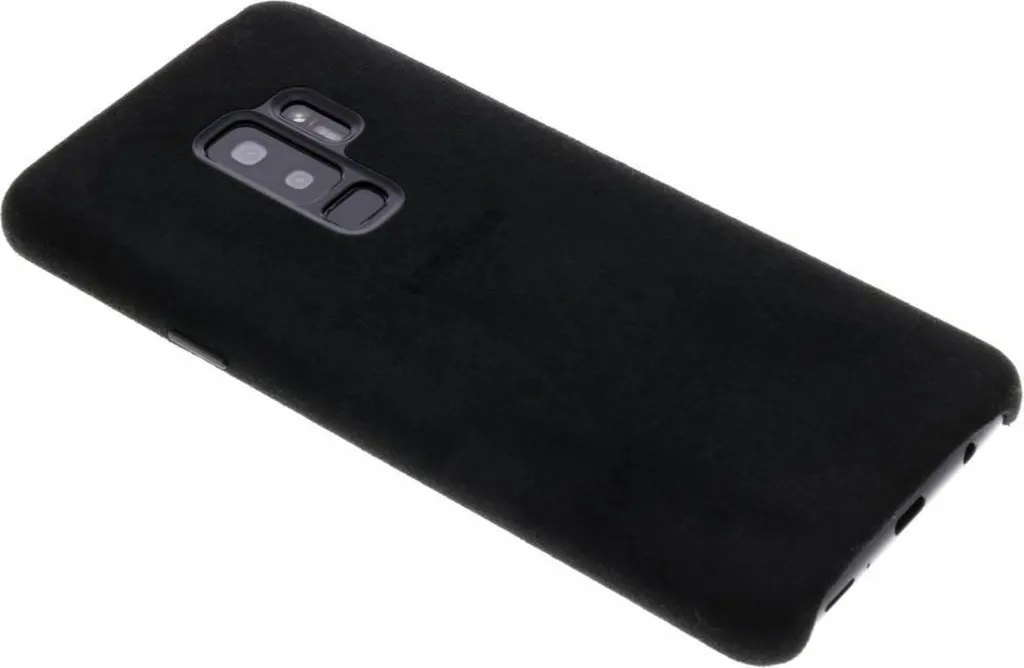 Coque Samsung Galaxy S9 Plus en Alcantara Noir - Protection Premium EF-XG965