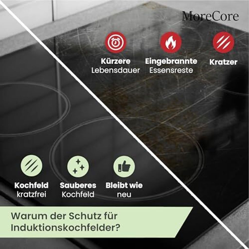 MoreCore Induktionsschutzmatte | Herdabdeckung Produktbild 4