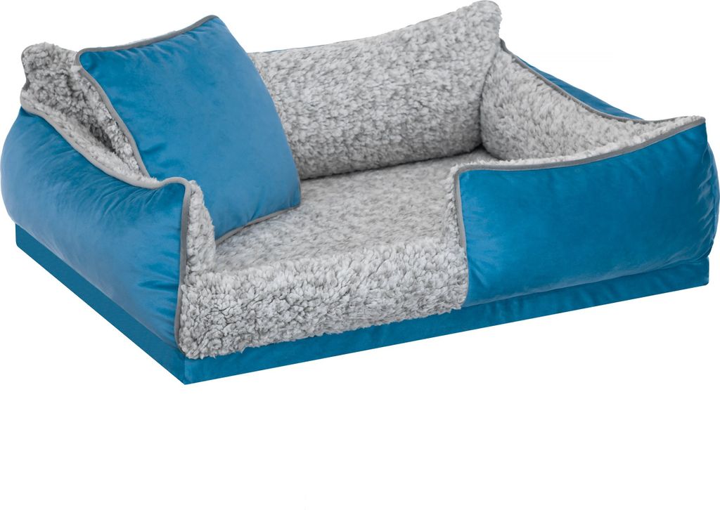 Hundebett "Porto" S: 45x32 cm | Hundematratze, Hundecouch, für kleine und mittel Hunde, Hundekissen, Hundekorb | Doggy