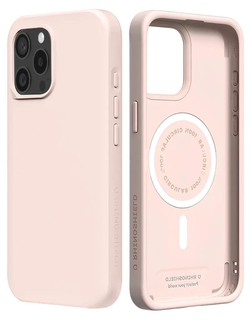 Coque de protection iPhone 15 Pro Max Rhinoshield SolidX rose antichoc - 3