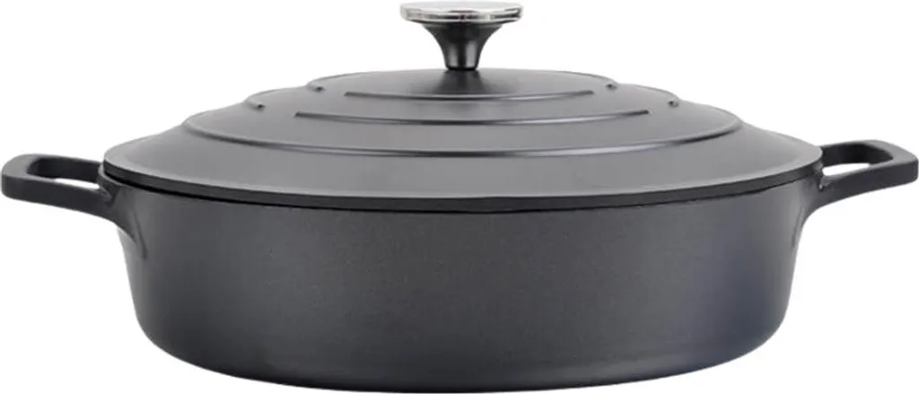 Casseruola Bassa 28cm Maestro MR-4528-S - Alluminio Pressofuso Professionale