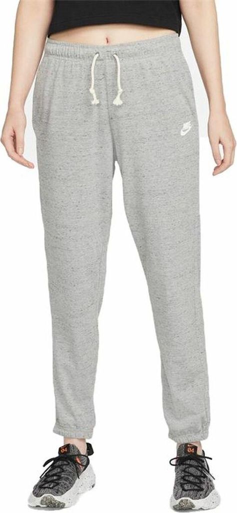 Lange Sporthose Nike Sportswear Gym Vintage Grau Damen