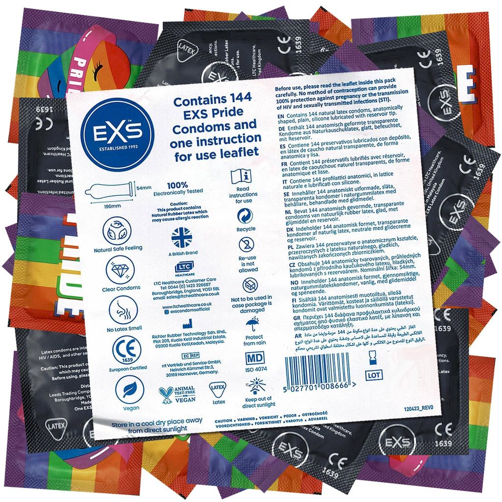 EXS Bulk-Pack: Pride, 144 condooms Productafbeelding 
