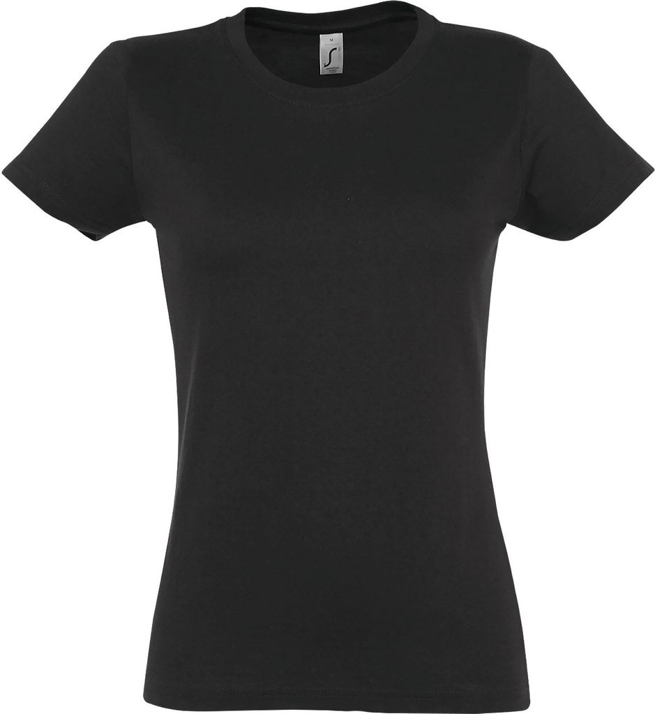 SOLS - "Imperial" T-Shirt für Damen kurzärmlig PC291 (M) (Dunkelgrau)