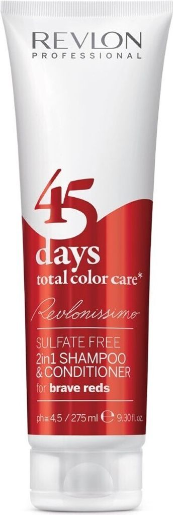 Revlon Revlonissimo 45 Days Conditioning Shampoo Brave Reds 275ml
