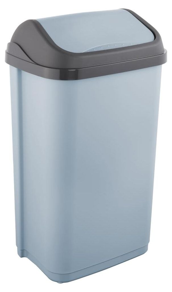keeeper swantje Mülleimer, Schwingdeckel, 50 l, Nordic Blue Produktbild 