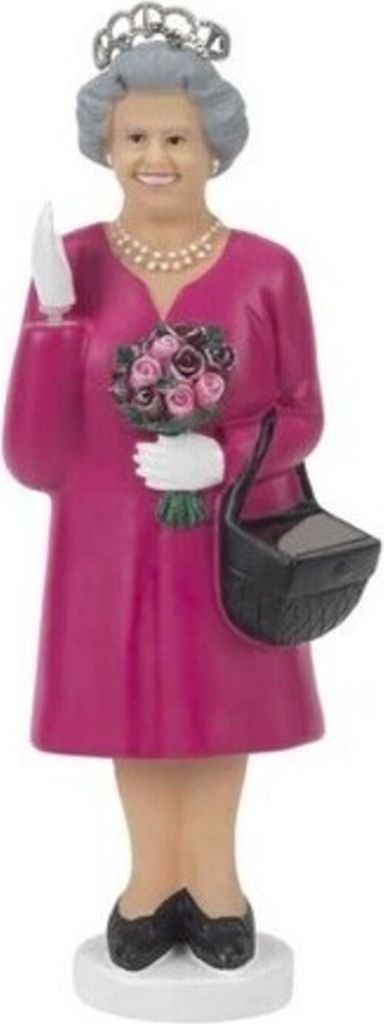 Figurine Reine Jubilée Solaire Birthday Queen - Décoration Anniversaire Platine