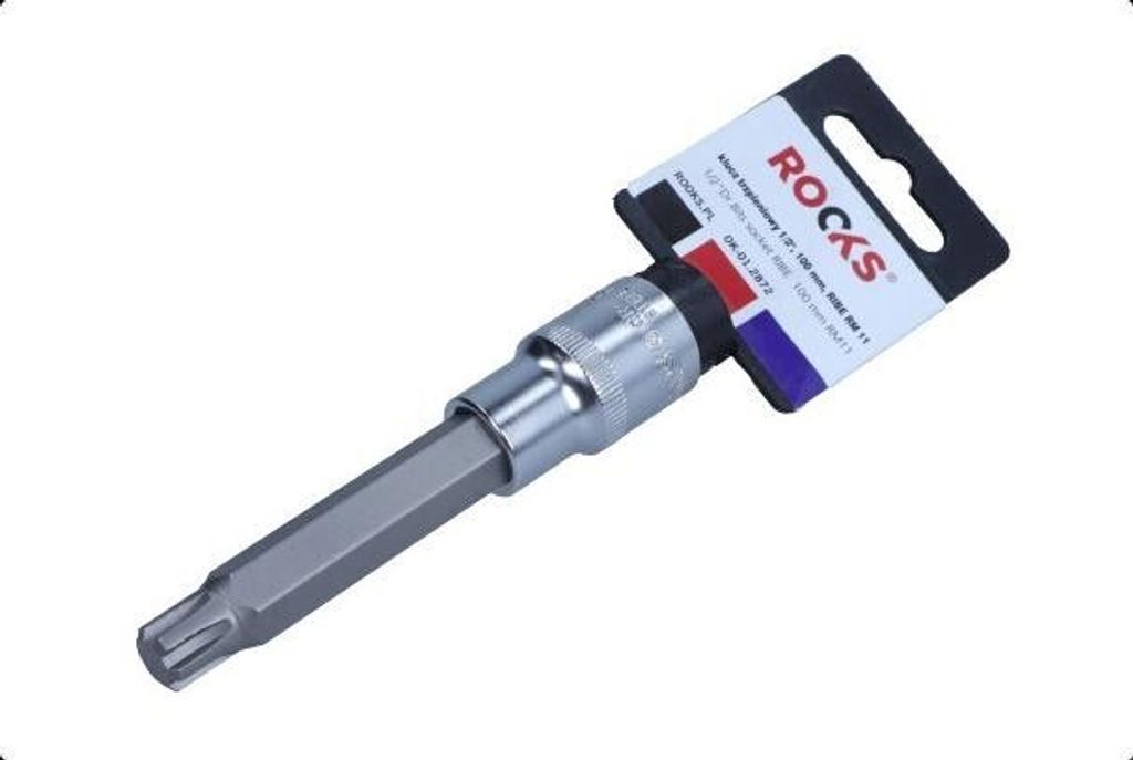 ROOKS Steckschlüsseleinsatz OK-01.2872 100 mmmm Chrom-Vanadium-Stahl