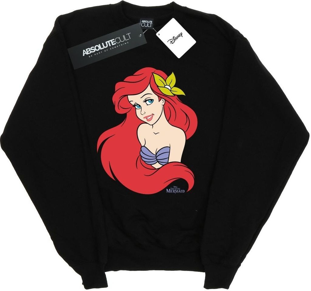 Disney - "The Little Mermaid" Sweatshirt für Damen BI13587 (XXL) (Schwarz)