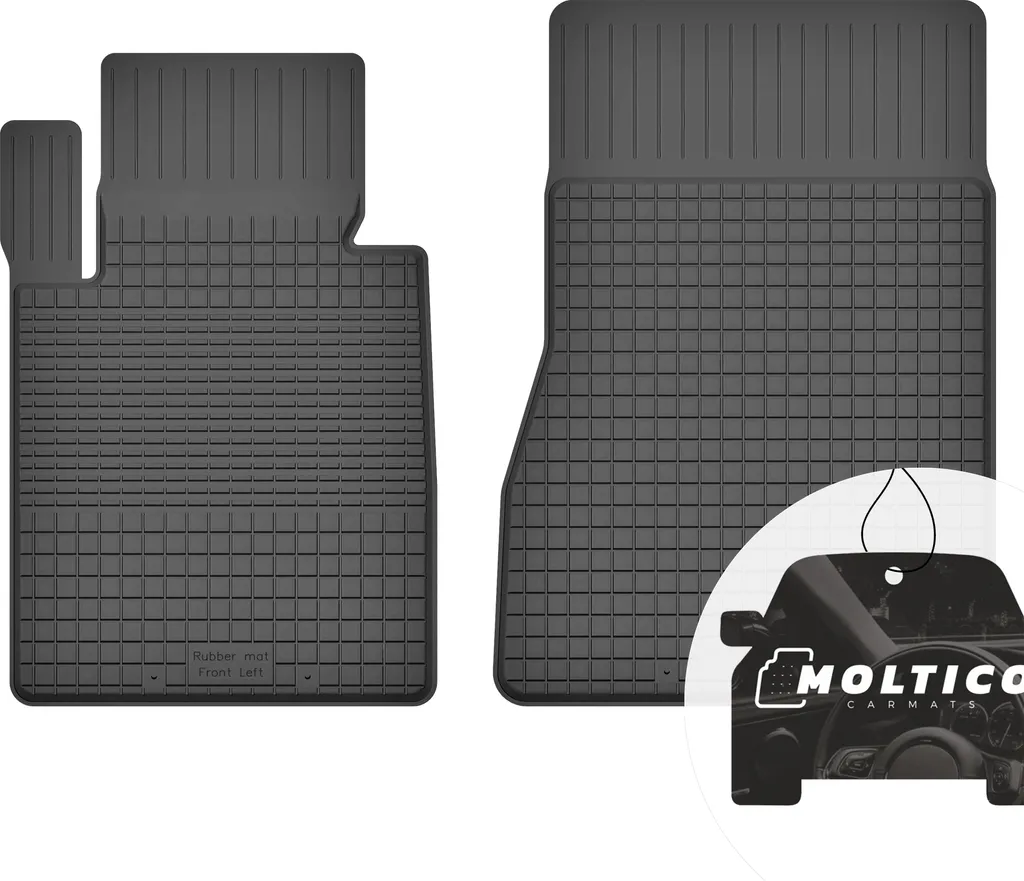 Tappetini in Gomma su Misura per BMW Serie 6 F06 2011-2018 | Set 2 Pezzi