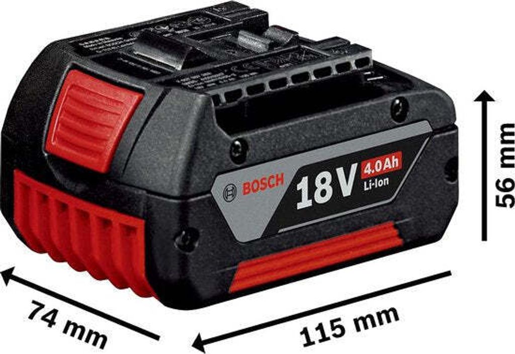 Bosch 1600Z00038 Li-Ion 18 V 4,0 Ah Ersatzakku Produktbild 25