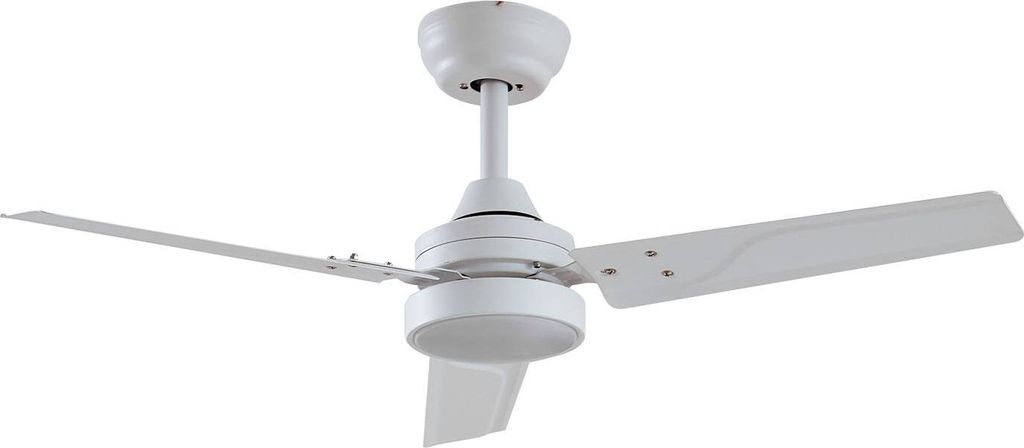 Lindby LED-Deckenventilator Aerallo, weiß, CCT, leise