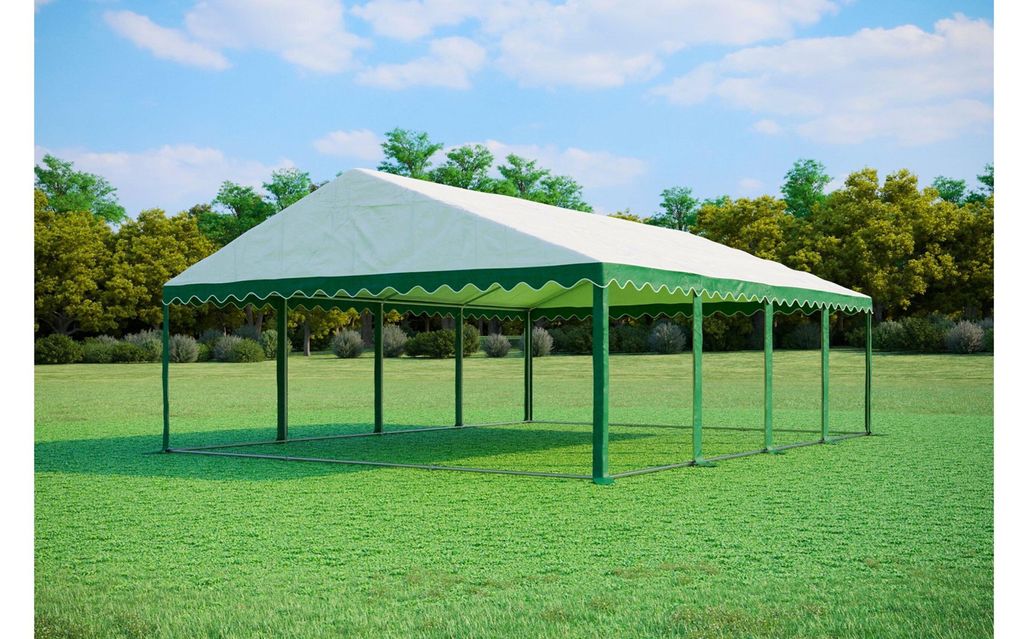 Partyzelt 6x8 m PREMIUM – PVC-Plane 500 g/m², flammhemmend, Produktbild 