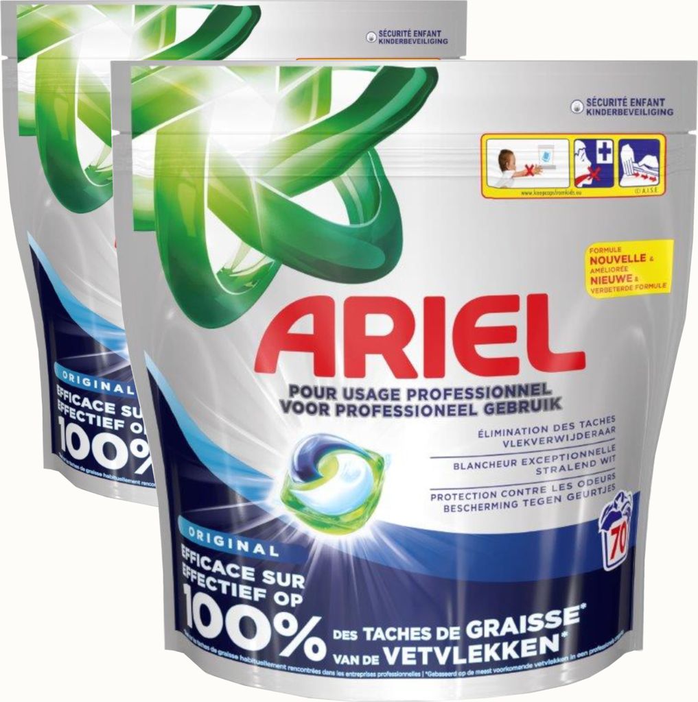 Ariel All in 1 Pods Regular – 2x70 Wäschen – Vorteilspack Produktbild 