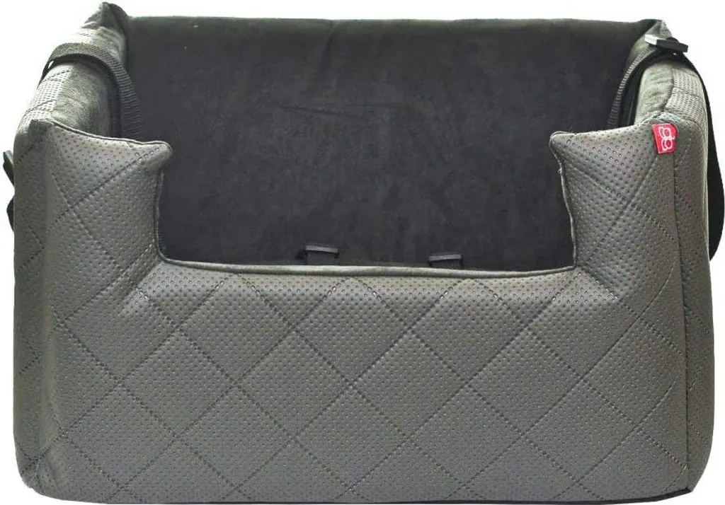 Panier voiture chien voyage - Siège Lux Grey L pour longs trajets