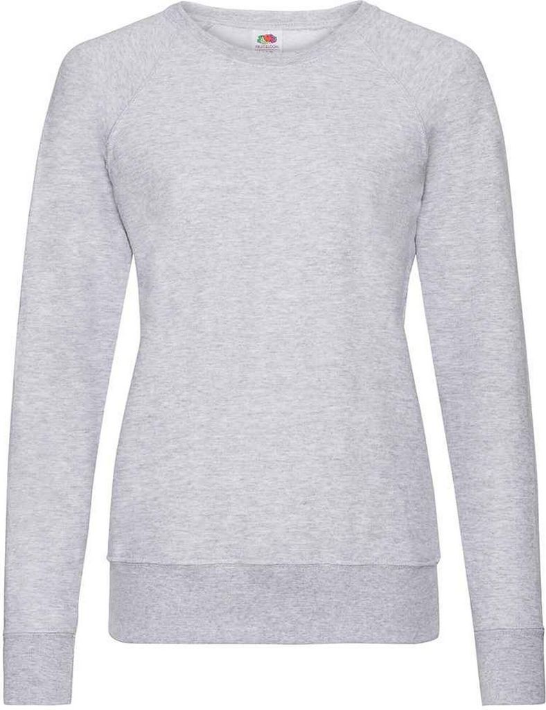 Fruit of the Loom - Sweatshirt für Damen Raglanärmel PC5820 (36 DE) (Grau meliert)
