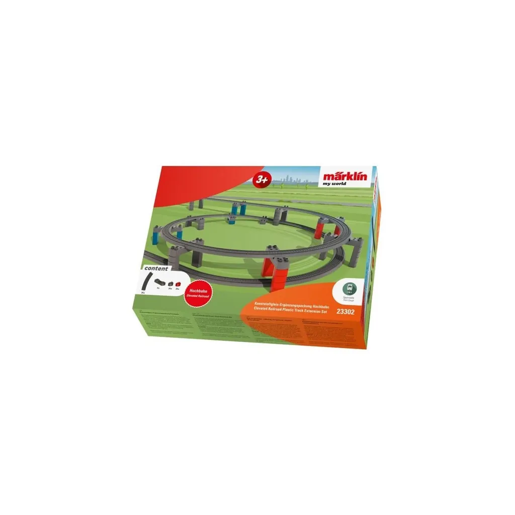 Märklin World 23302 Coffret de complément de voies H0 pour train surélevé