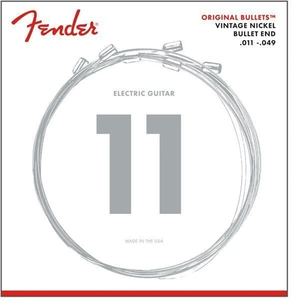 Cordes Fender Original Bullet 3150M 11-49 Tirant Medium Guitare Électrique