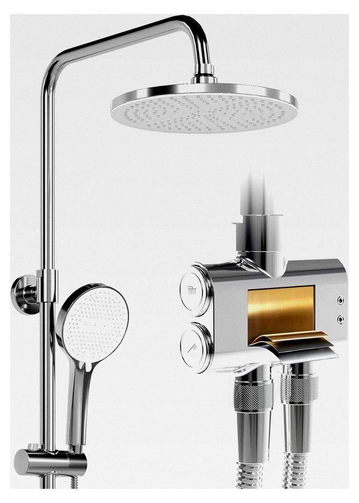 Regendusche ohne Armatur, Duschsystem mit 25 cm großem Produktbild 