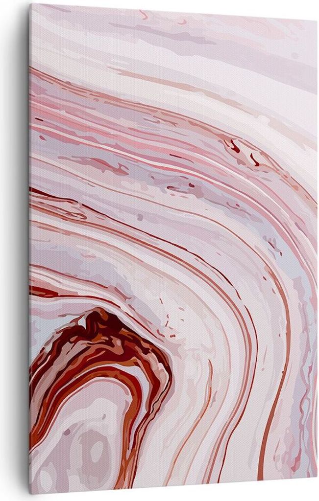 Bild auf Leinwand - Leinwandbild - Einteilig - Abstraktion modern - 80x120cm - Wand Bild - Wanddeko - Wandbilder - Leinwanddruck - Wanddekoration -...