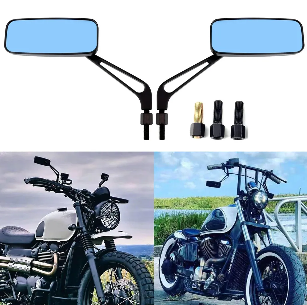 Rétroviseurs de Moto Anti-vibrations 8mm 10mm pour une Meilleure Vue