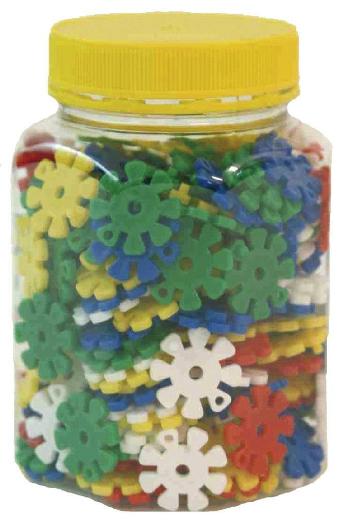 EDUPLAY 120-013 Steckblumen in Kunststoffglas, bunt, Produktbild 