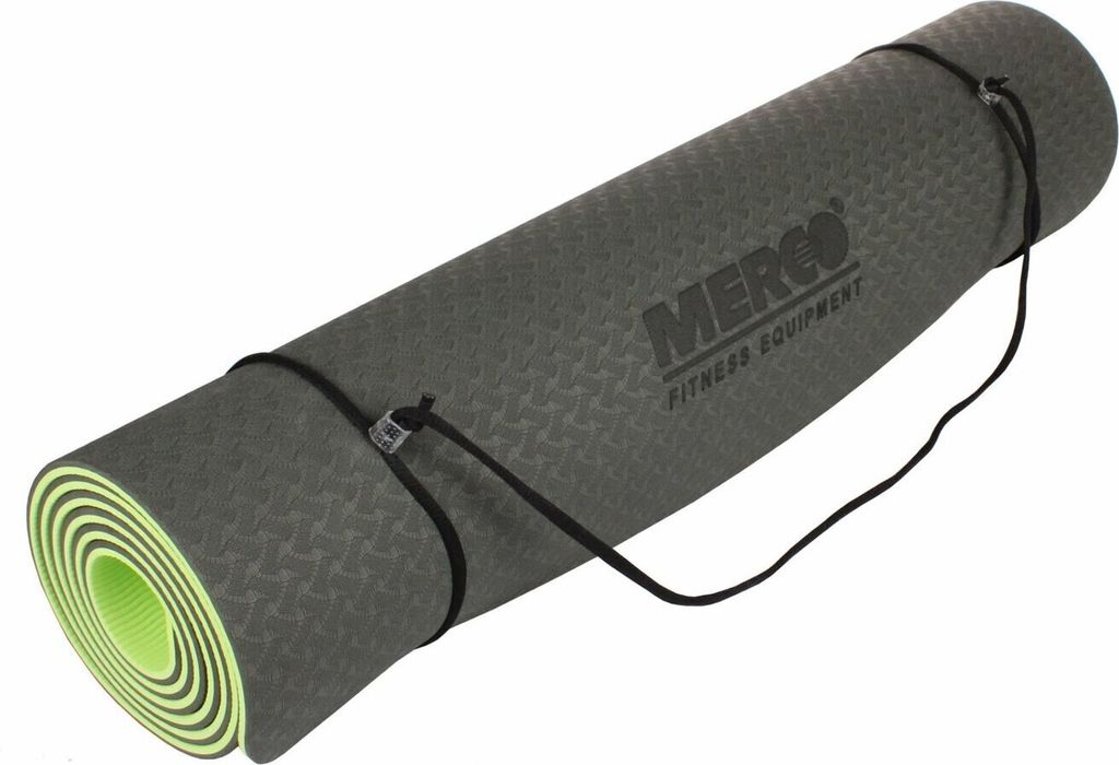 Yoga TPE 6 Double Mat Übungsmatte Schwarz-Grün