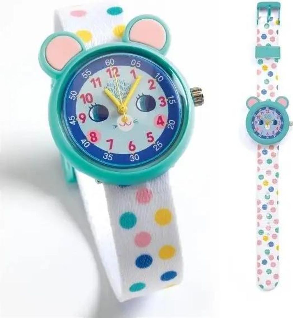 Armbanduhr Maus mit lehrreichem Display, 30 mm Gehäusedurchmesser, wasserdicht 3 Bar