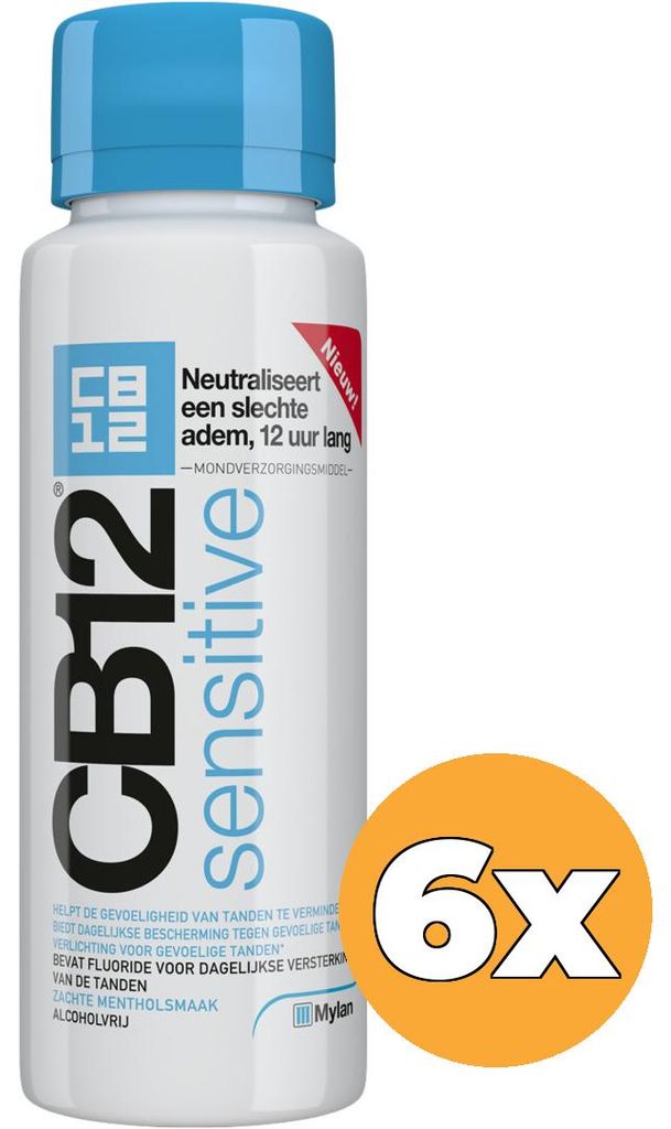 6x Cb12 Mondverzorging sensitive (250 ml) Produktbild 