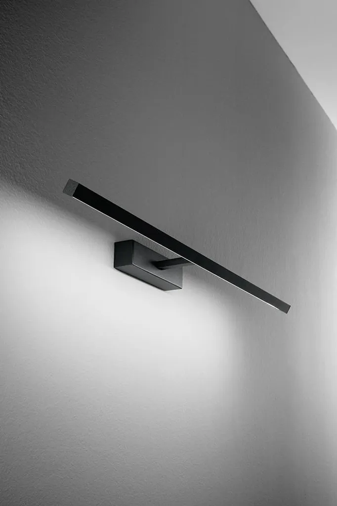 Lampe de Lecture Murale LED Noire - Idéal Chambre et Salon Moderne