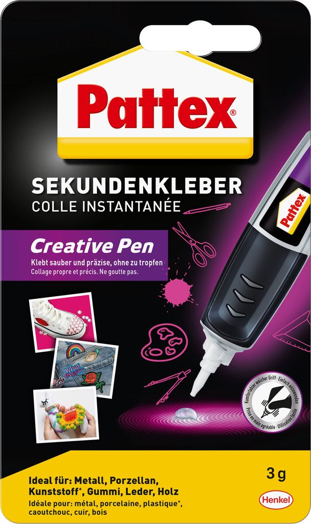Pattex Sekundenkleber Perfect Pen, Applikatorstift mit 3g Produktbild 