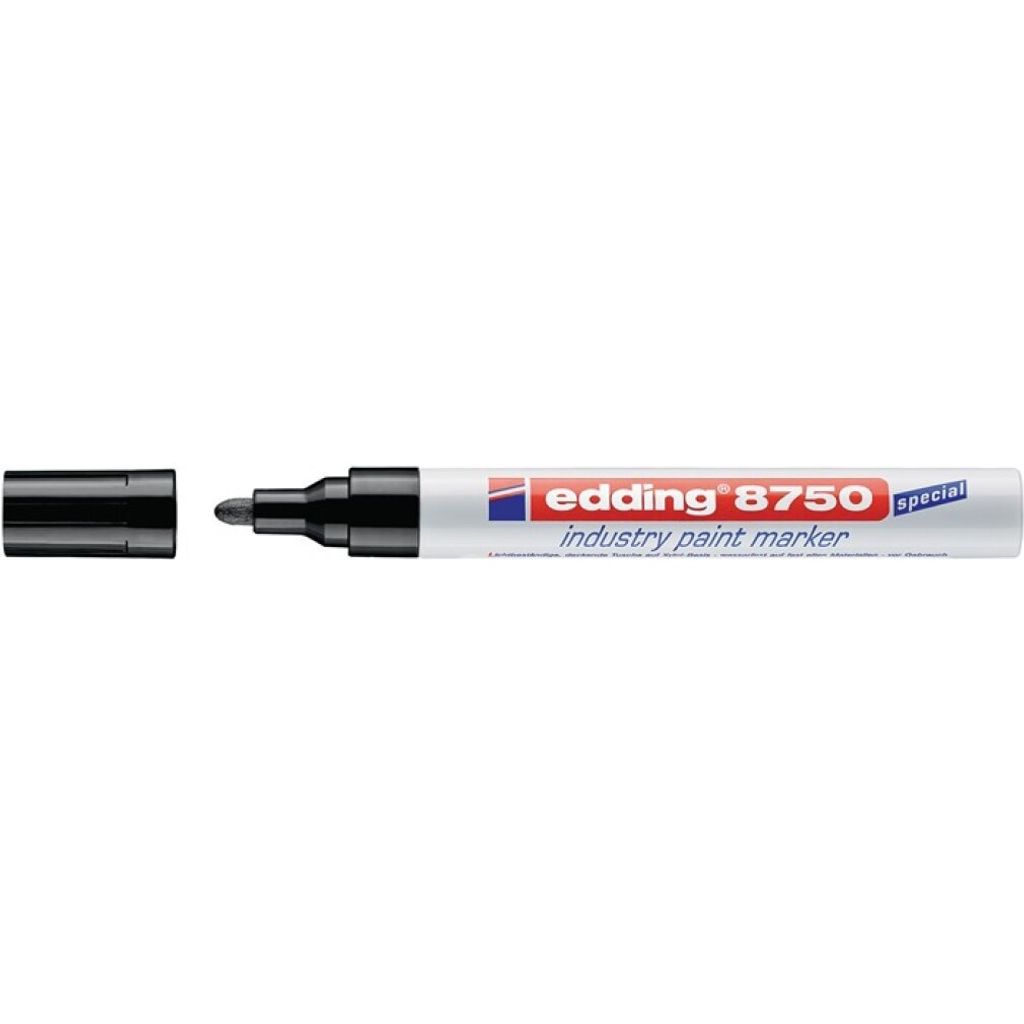 edding 8750 pennarello industriale nero Immagine del prodotto 