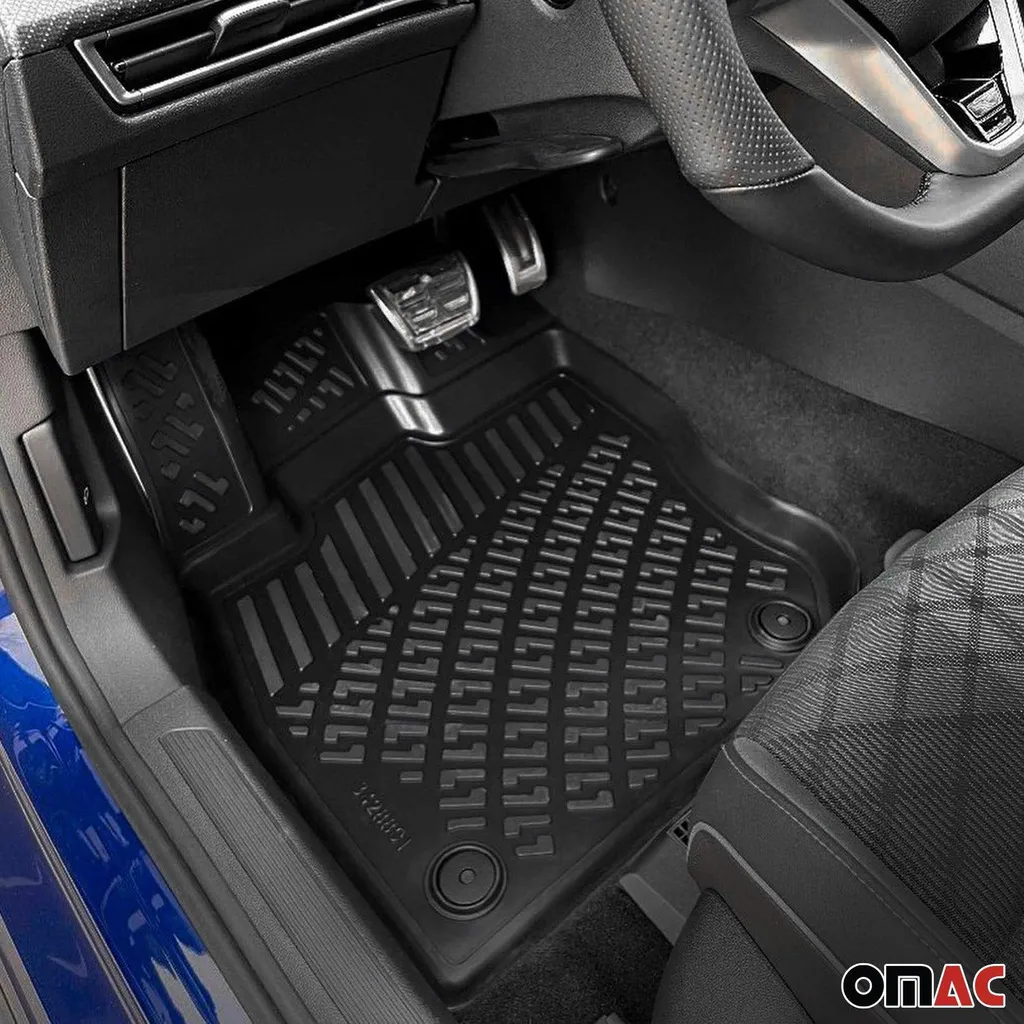 2008-2013 Seat Exeo Tappetini personalizzabili TPE Nero 4 pz - 5