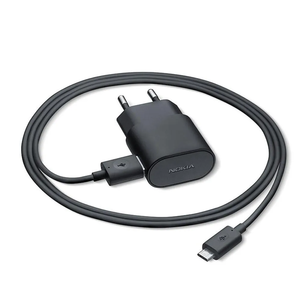 Chargeur Nokia AC-60E Micro-USB Noir : Solution pour Batterie Déchargée - 3
