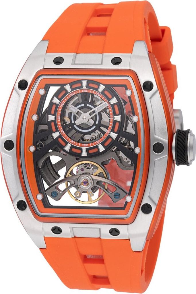 Invicta S1 Rally 49034 Herren uhr - Wasserdicht - Analog - Automatikuhr - Edelstahl mit schwarzen zifferblat - 44mm