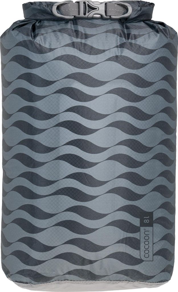 Cocoon 8 Liter Drybag Ultralight grey waves