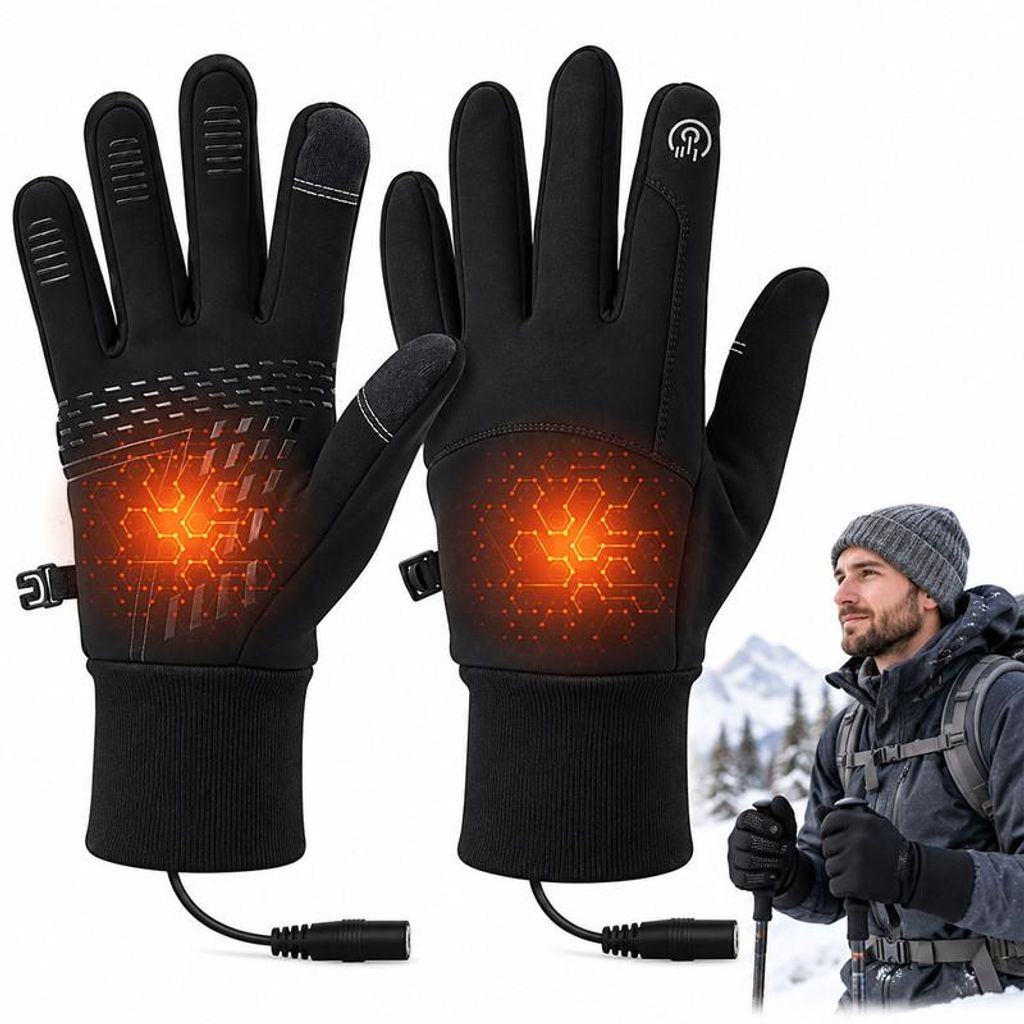 Beheizbare Handschuhe USB, Elektrische Handwärmer mit 3 Produktbild 