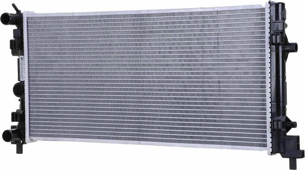 Radiateur de moteur SKODA FABIA à ailettes brasées HELLA 650-308 mm