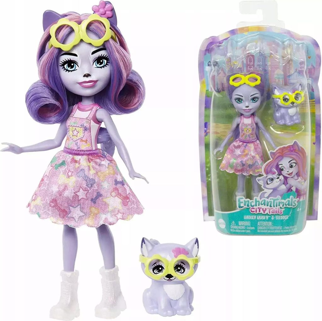 Enchantimals City Tails HHB90, Mini lalka, Damski, 4 Zdjęcie produktu 