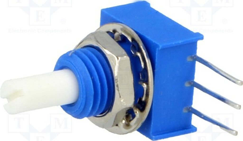 Potentiometer: axial; 1-Drehung; 10k?; ±20%; 0,25W; linear; 3,18mm 3310C-001-103L Potentiometer 1 Umdrehung, Cond. Plastic